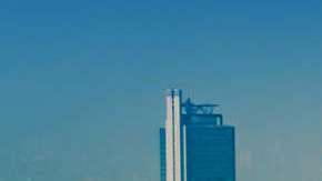 Una vista aérea de la arquitectura moderna de la CDMX.