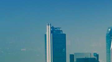 Una vista aérea de la arquitectura moderna de la CDMX.