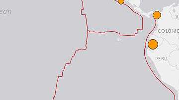 Los terremotos ocurrieron en El Salvador, Panamá, Ecuador y Chile.