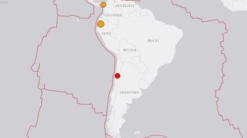 Los terremotos ocurrieron en El Salvador, Panamá, Ecuador y Chile.