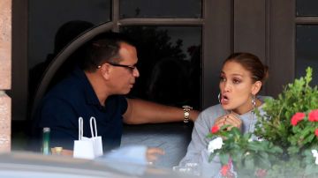 Jennifer López y Alex Rodríguez se divirtieron en Beverly Hills.