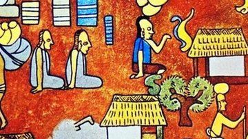 Murales de 1600 años en el templo maya de Chichén Itzá todavía tienen colores vibrantes.