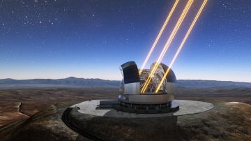 El Telescopio Extremadamente Grande o ELT, en Cerro Armazones.