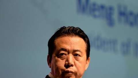 La familia de Meng Hongwei no tiene noticias de su paradero.