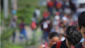 La caravana migrante crece a medida que se acerca a México.