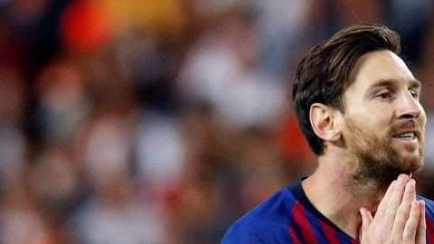 Lionel Messi no ha podido subirse al liderato de goleo ni encumbrar al Barcelona en La Liga. (Foto: EFE/Kai Försterling)