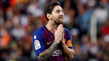 Lionel Messi no ha podido subirse al liderato de goleo ni encumbrar al Barcelona en La Liga. (Foto: EFE/Kai Försterling)