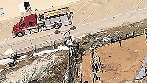 Destrozos tras el paso del huracán Michael