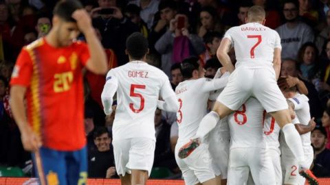 Inglaterra se impuso a España en Nations League. (Foto: EFE/Julio Muñoz)