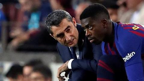 Ousmane Dembelé ya no le llena la pupila al técnico Ernesto Valverde