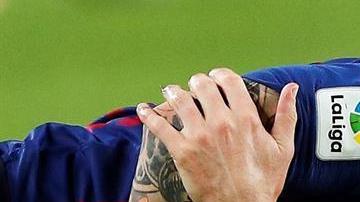 Lionel Messi sugrió una grave lesión en el codo del brazo derecho