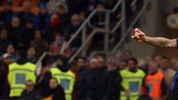 El argentino Mauro Icardi le dio el triunfo al Inter de Milán. (Foto: EFE/EPA/MATTEO BAZZI)