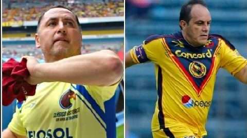 Cuauhtémoc Blanco y sus amigos y excompañeros Germán Villa e Isaac Terrazas. (Fotos: Imago7)