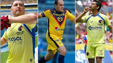 Cuauhtémoc Blanco y sus amigos y excompañeros Germán Villa e Isaac Terrazas. (Fotos: Imago7)