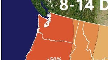 El mapa del clima esta semana. NWS