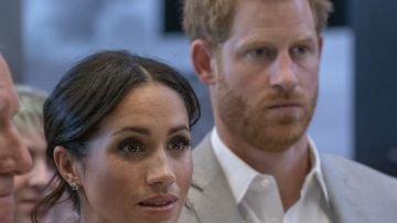 Meghan Markle, la duquesa de Sussex y su esposo el príncipe Harry.