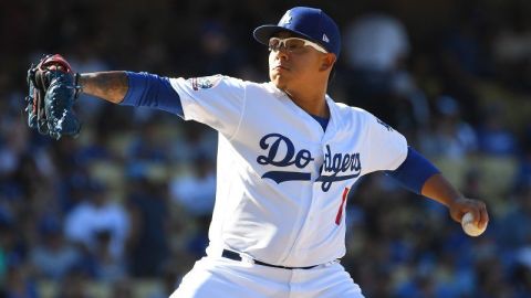 Julio Urías, dispuesto a hacer historia con Los Angeles Dodgers en la Serie Mundial.  (Foto: Jayne Kamin-Oncea/Getty Images)