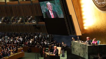 El presidente Trump acudió la semana pasada a la Asamblea General de la ONU.