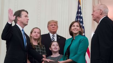 Trump dijo que las acusaciones contra Kavanaugh "fueron todas inventadas"