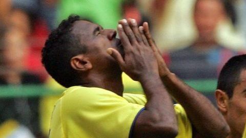 Jugadores del Club América en el Torneo Clausura 2006 del futbol mexicano. (Foto: OMAR TORRES/AFP/Getty Images)