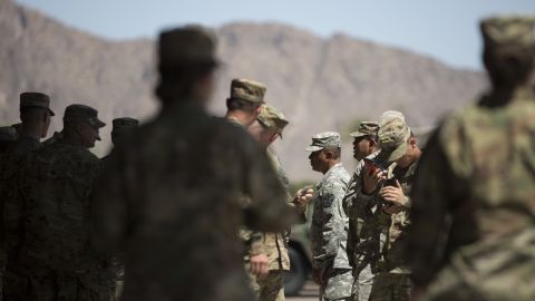 Al menos 2,100 miembros de la Guardia Nacional se encuentran en la frontera con México.