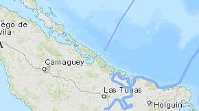 El epicentro del sismo, cerca de Ti Port-de-Paix, en el norte de Haití.