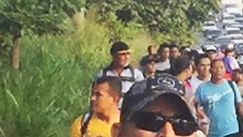 La caravana migrante