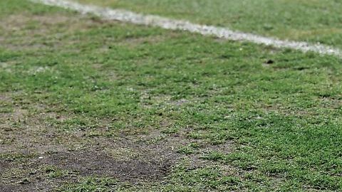 La cancha del estadio Azteca sigue en deplorables condiciones. 
(Foto: Imago7/Etzel Espinosa)