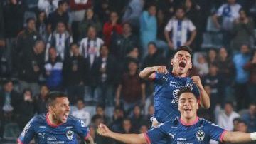 Jugadores del Monterrey su pase a la final de la Copa MX tras vencer al Pachuca. (Foto: Imago7/Marcos Domínguez)