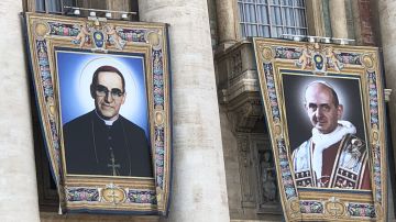 Monseñor Oscar A. Romero y el Papa Pablo VI serán canonizados por el Papa Francisco en una solemne ceremonia en la Plaza San Pedro. Foto: María Peña/Impremedia