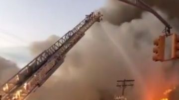 La explosión sucedió el lunes en la tarde