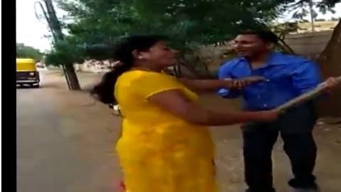 Fue tal la indignación que sintió que se le fue a los golpes.