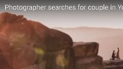 La foto de Matthew Dippel con la propuesta de matrimonio entre dos desconocidos.