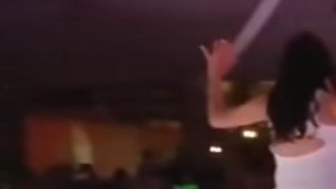 Captura de pantalla del "narcovals" de una quinceañera.