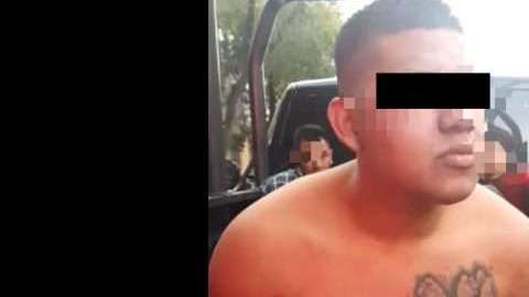 El presunto delincuente fue trasladado a la fiscalía local.