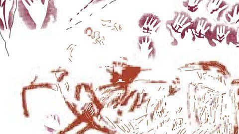 La primera pintura de animales de la humanidad descubierta en Borneo.