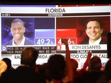 La incógnita de quién será el próximo gobernador de Florida no está resuelta.