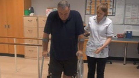 Stephen Richardson fue sometido a una amputación de pierna debido a complicaciones de diabetes tipo 2.