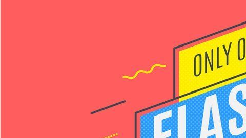 Las "flash sales" están disponibles por  tiempo limitado.