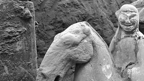 Las figuras son posteriores a los soldados de terracota de Xi'an.