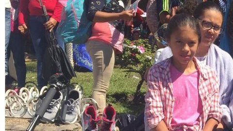 Integrantes de la Caravana Migrante.