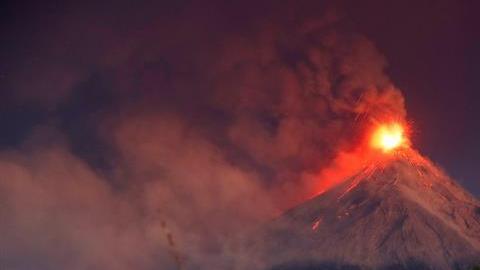 Volcán de Fuego en Guetamala