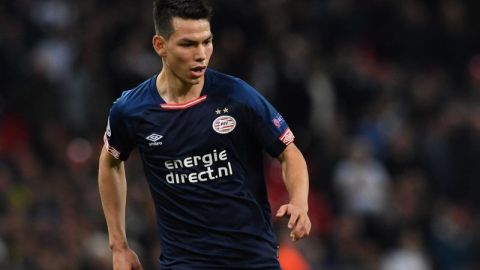 El futbolista mexicano del PSV Eindhoven Hirving Lozano.