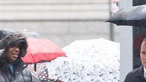 Coronel  a su llegada a la corte de Brooklyn este martes, primer día del juicio contra “El Chapo”.