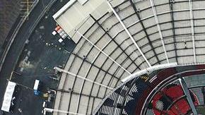 Las pésimas condiciones del estadio Azteca obligaron a la cancelación del juego