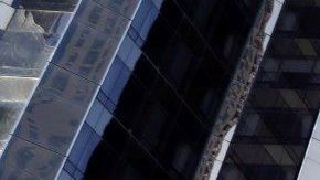 El Grinch al cruzar por Columbus Circle