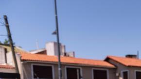 El estadio Monumental de Buenos Aires está fuertemente custodiado para la final de la Copa Libertadores.