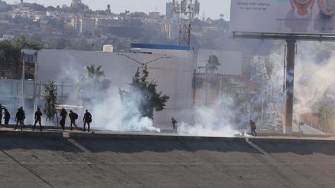 Los centroamericanos desafiaron a las autoridades estadounidenses,