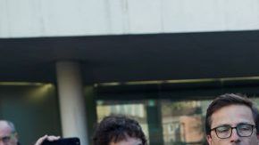 El futbolista del FC Barcelona Gerard Piqué a su llegada a la Ciudad de la Justicia de Barcelona.