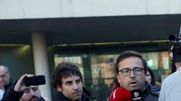 El futbolista del FC Barcelona Gerard Piqué a su llegada a la Ciudad de la Justicia de Barcelona.